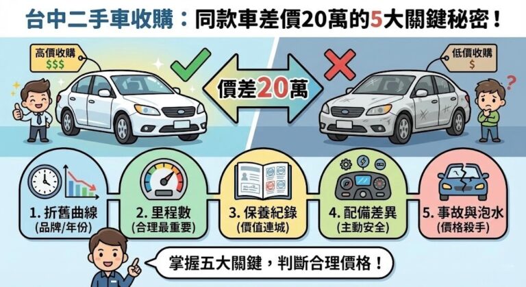 台中二手車收購行情