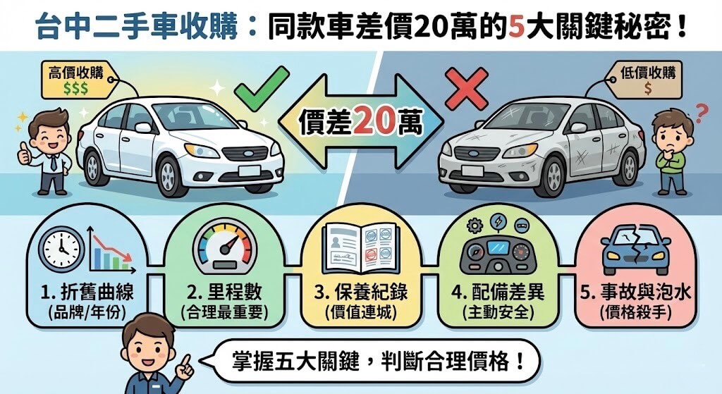 台中二手車收購行情